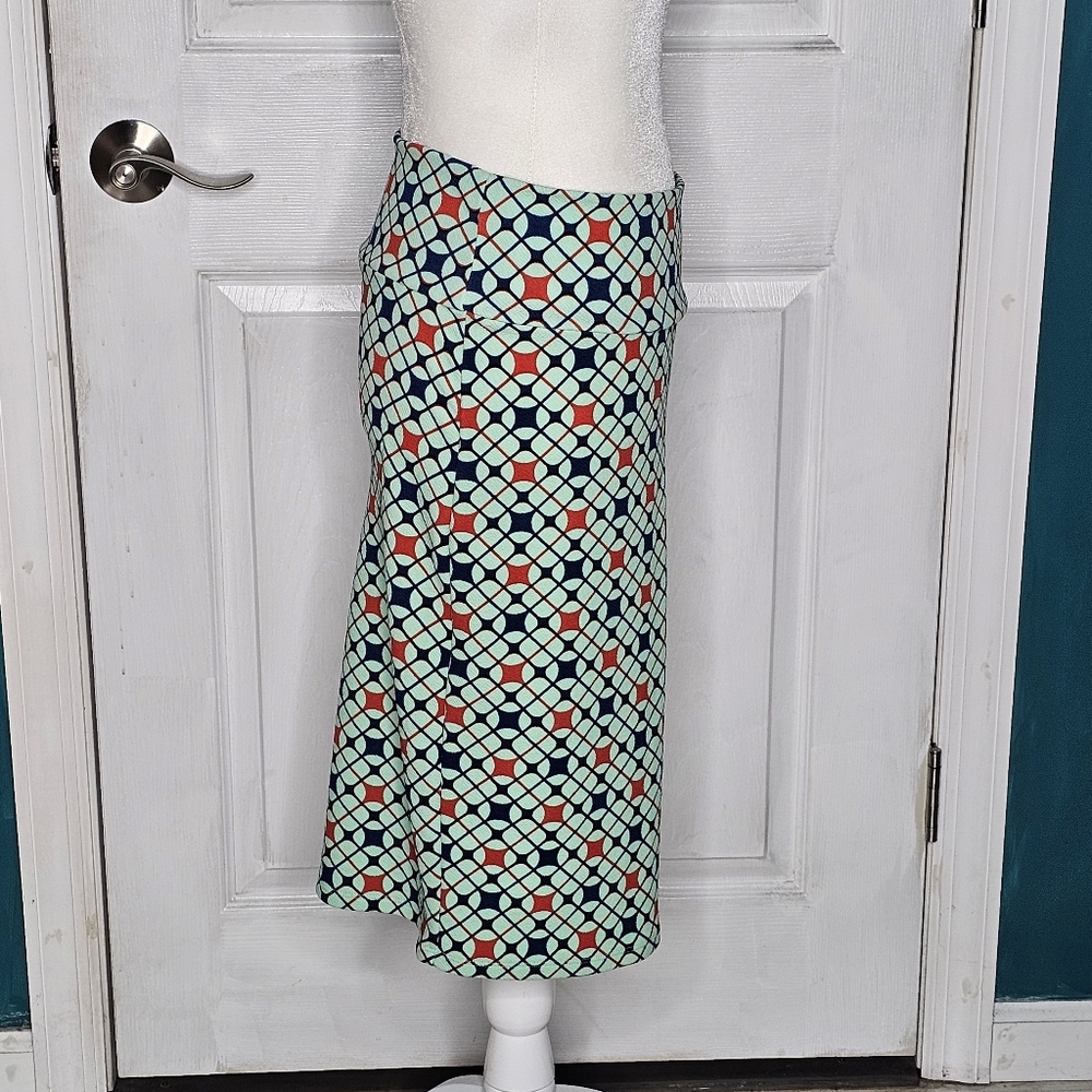 Geometric Patterned Skirt - Multicolor - Picture 5 of 11